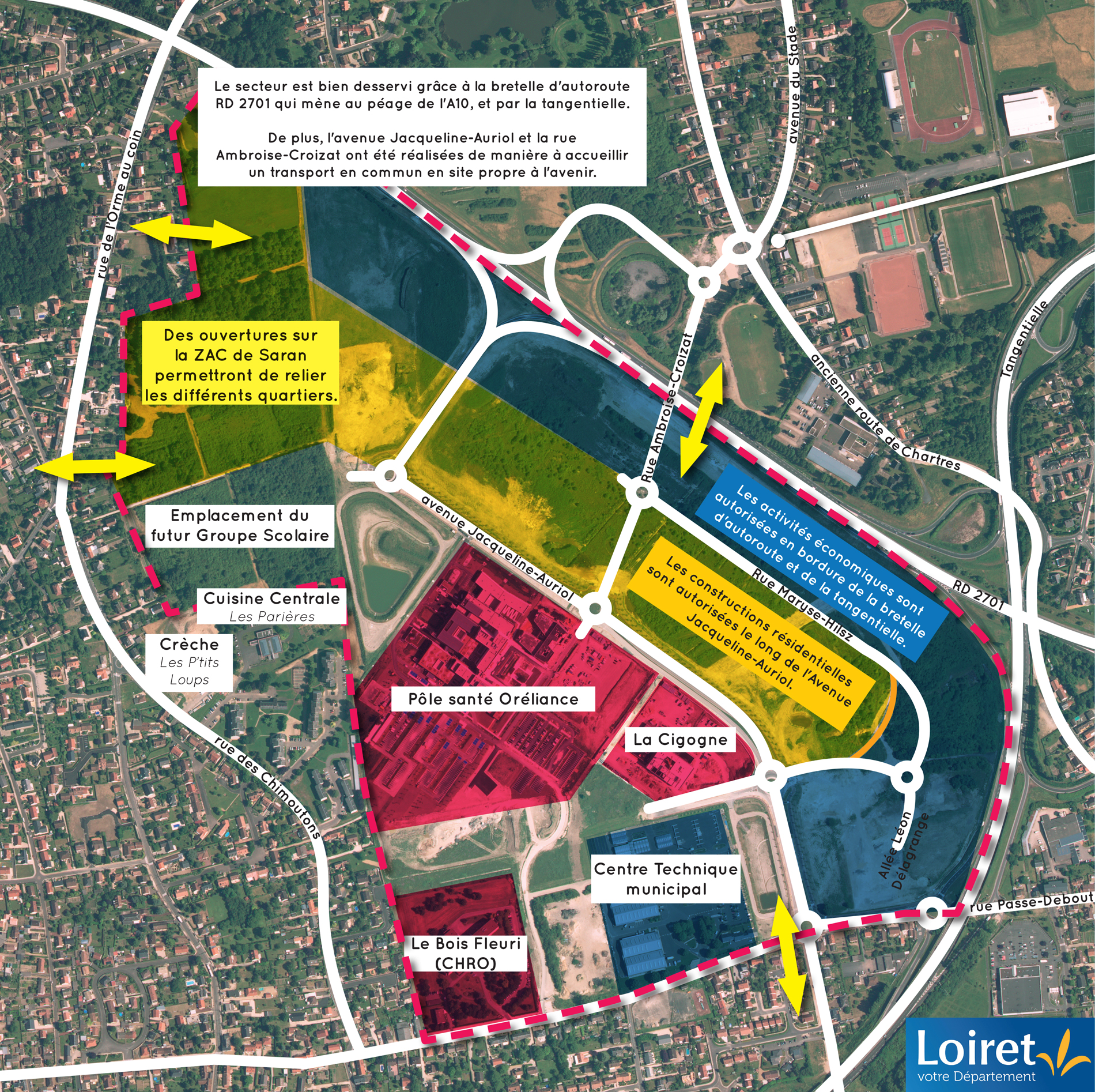 Plan d'aménagement de la Zone d'aménagement concertée des Portes du Loiret