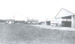 Les bâtiments du centre technique municipal à l'époque de l'aérodrome